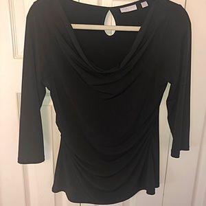 New York & Co. 3/4 sleeves Scoop neck  blouse